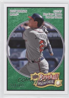 2008 Upper Deck Baseball Heroes - [Base] - Emerald #95 - Kelly Johnson /499