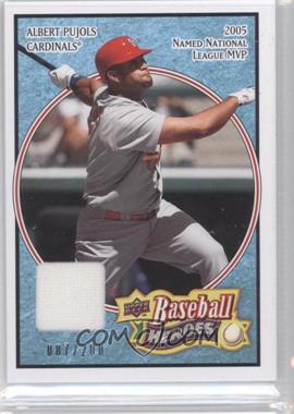 2008 Upper Deck Baseball Heroes - [Base] - Light Blue Memorabilia #156 - Albert Pujols /200