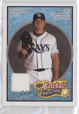 2008 Upper Deck Baseball Heroes - [Base] - Light Blue Memorabilia #166 - Scott Kazmir /200