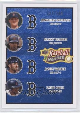 2008 Upper Deck Baseball Heroes - [Base] - Navy Blue #198 - Jonathan Papelbon, Manny Ramirez, Jason Varitek, David Ortiz /199