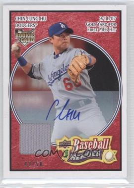 2008 Upper Deck Baseball Heroes - [Base] - Red Memorabilia Autographs #93 - Chin-Lung Hu /50