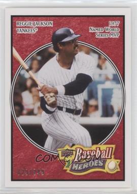 2008 Upper Deck Baseball Heroes - [Base] - Red #122 - Reggie Jackson /249