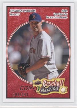 2008 Upper Deck Baseball Heroes - [Base] - Red #23 - Jonathan Papelbon /249