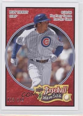 2008 Upper Deck Baseball Heroes - [Base] - Red #31 - Ryan Theriot /249