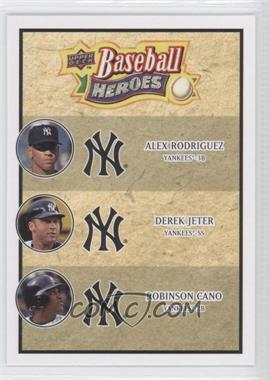 2008 Upper Deck Baseball Heroes - [Base] #188 - Alex Rodriguez, Derek Jeter, Robinson Cano