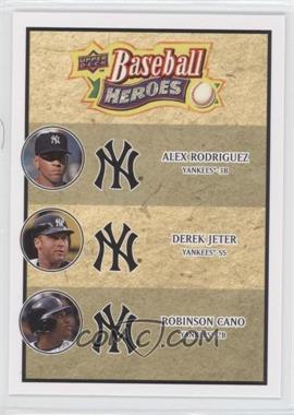 2008 Upper Deck Baseball Heroes - [Base] #188 - Alex Rodriguez, Derek Jeter, Robinson Cano