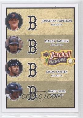 2008 Upper Deck Baseball Heroes - [Base] #198 - Jonathan Papelbon, Manny Ramirez, Jason Varitek, David Ortiz