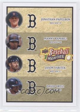 2008 Upper Deck Baseball Heroes - [Base] #198 - Jonathan Papelbon, Manny Ramirez, Jason Varitek, David Ortiz