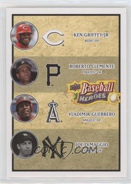 2008 Upper Deck Baseball Heroes - [Base] #199 - Ken Griffey Jr., Roberto Clemente, Vladimir Guerrero, Joe DiMaggio