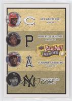 Ken Griffey Jr., Roberto Clemente, Vladimir Guerrero, Joe DiMaggio