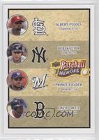 Albert Pujols, Derek Jeter, Prince Fielder, David Ortiz