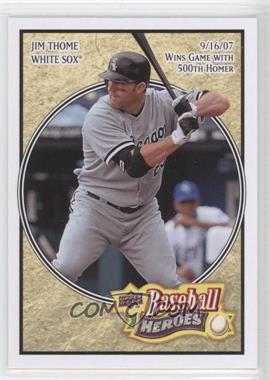 2008 Upper Deck Baseball Heroes - [Base] #42 - Jim Thome