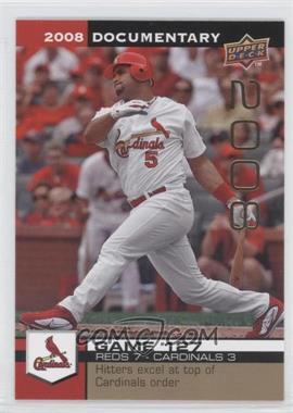 2008 Upper Deck Documentary - [Base] - Gold #3798 - Albert Pujols