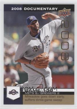 2008 Upper Deck Documentary - [Base] - Gold #4128 - CC Sabathia