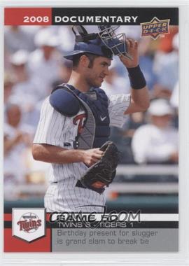 2008 Upper Deck Documentary - [Base] #1370 - Joe Mauer