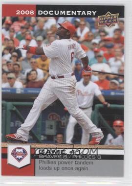 2008 Upper Deck Documentary - [Base] #1401 - Ryan Howard