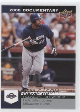 2008 Upper Deck Documentary - [Base] #1952 - Prince Fielder