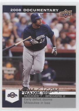 2008 Upper Deck Documentary - [Base] #1952 - Prince Fielder