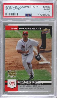 2008 Upper Deck Documentary - [Base] #2180 - Joey Votto [PSA 9 MINT]