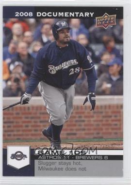 2008 Upper Deck Documentary - [Base] #3137 - Prince Fielder