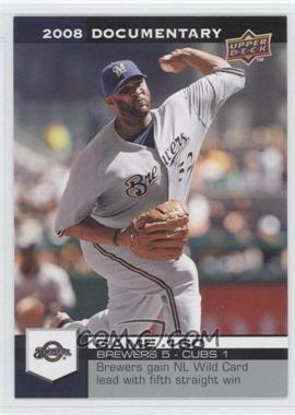 2008 Upper Deck Documentary - [Base] #4758 - CC Sabathia