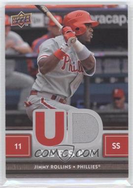 2008 Upper Deck First Edition - UD Game Jersey #UDFE-JR - Jimmy Rollins