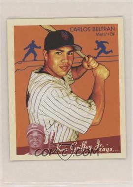 2008 Upper Deck Goudey - [Base] - Mini Blue Back #115 - Carlos Beltran