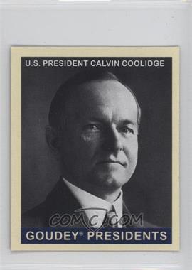 2008 Upper Deck Goudey - [Base] - Mini Blue Back #241 - Goudey Presidents - Calvin Coolidge