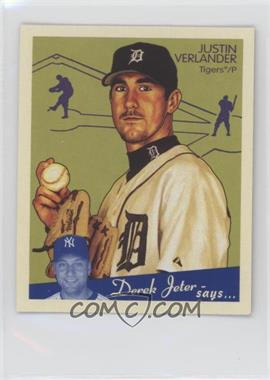 2008 Upper Deck Goudey - [Base] - Mini Blue Back #68 - Justin Verlander