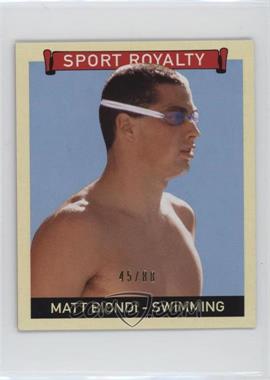 2008 Upper Deck Goudey - [Base] - Mini Green Back #314 - Sport Royalty - Matt Biondi /88