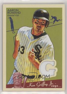 2008 Upper Deck Goudey - Memorabilia #M-AR - Aaron Rowand