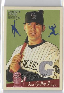 2008 Upper Deck Goudey - Memorabilia #M-GA - Garrett Atkins