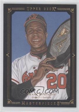 2008 Upper Deck Masterpieces - [Base] - Black Paper Framed #93 - Frank Robinson