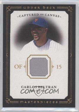 2008 Upper Deck Masterpieces - Captured on Canvas #CC-BE - Carlos Beltran