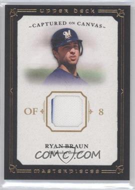 2008 Upper Deck Masterpieces - Captured on Canvas #CC-RB - Ryan Braun