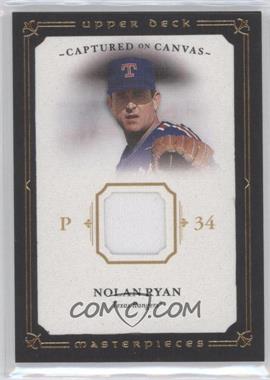 2008 Upper Deck Masterpieces - Captured on Canvas #CC-RY - Nolan Ryan