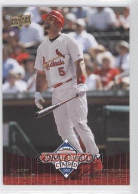 2008 Upper Deck National Baseball Card Day - Card Shop Promotion/Multi-Manufacturer Issue [Base] #UD11 - Albert Pujols