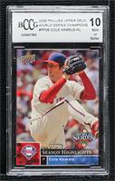 Cole Hamels [BCCG 10 Mint or Better]