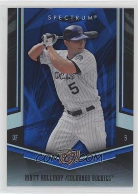 2008 Upper Deck Spectrum - [Base] - Blue #31 - Matt Holliday /25