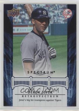 2008 Upper Deck Spectrum - Derek Jeter Retrospectrum #DJ46 - Derek Jeter