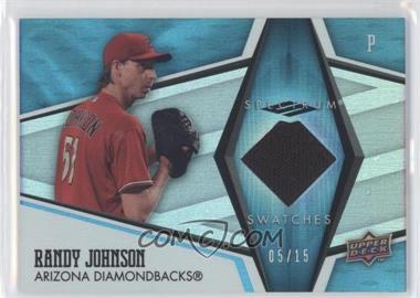 2008 Upper Deck Spectrum - Spectrum Swatches - Blue Patches #SS-RJ - Randy Johnson /15