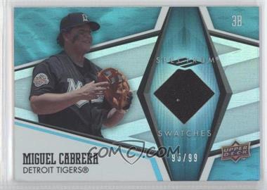 2008 Upper Deck Spectrum - Spectrum Swatches - Blue #SS-MC - Miguel Cabrera /99