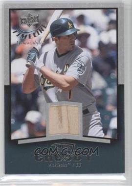 2008 Upper Deck Timeline - Memorabilia #TM-CR - Bobby Crosby