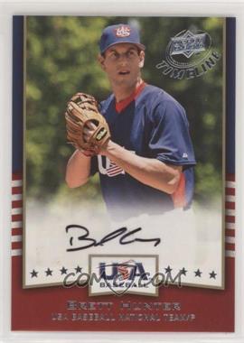 2008 Upper Deck Timeline - USA Baseball Signatures #USA-BH - Brett Hunter