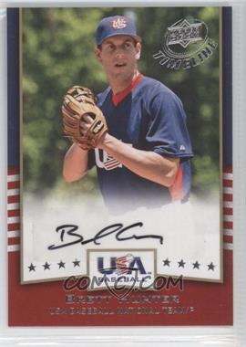 2008 Upper Deck Timeline - USA Baseball Signatures #USA-BH - Brett Hunter