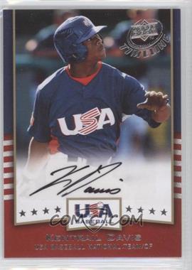 2008 Upper Deck Timeline - USA Baseball Signatures #USA-KD - Kentrail Davis