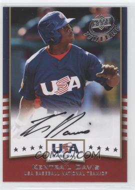 2008 Upper Deck Timeline - USA Baseball Signatures #USA-KD - Kentrail Davis