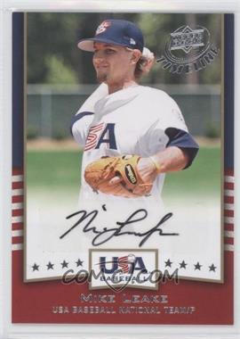 2008 Upper Deck Timeline - USA Baseball Signatures #USA-ML - Mike Leake