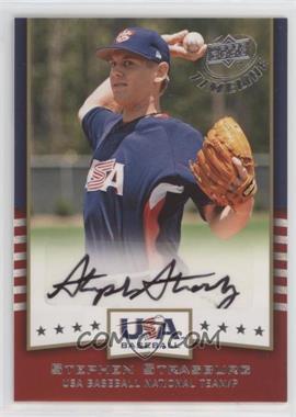 2008 Upper Deck Timeline - USA Baseball Signatures #USA-SS - Stephen Strasburg