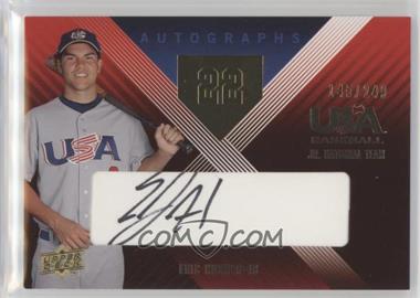 2008 Upper Deck USA Baseball National Teams - Junior National Team - Autographs Black Ink #UE-6 - Eric Hosmer /249